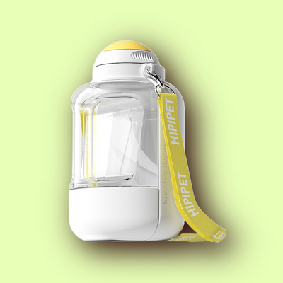 2 In 1 Pets Drinking Water Bottle