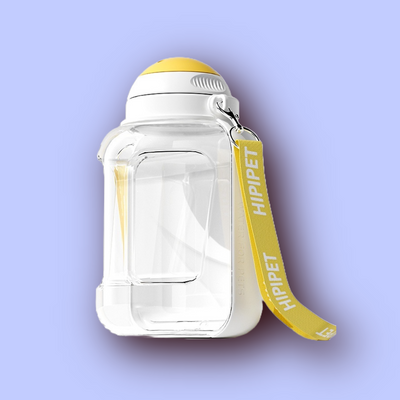 2 In 1 Pets Drinking Water Bottle