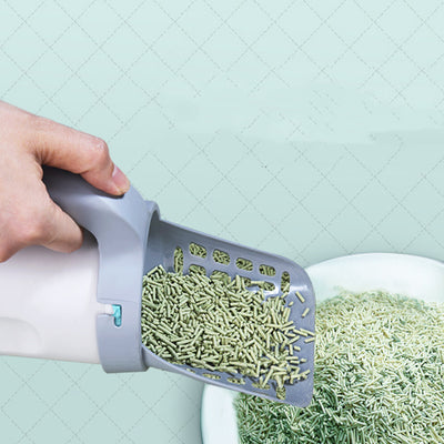Storage Box Integrated Litter Shovel Set